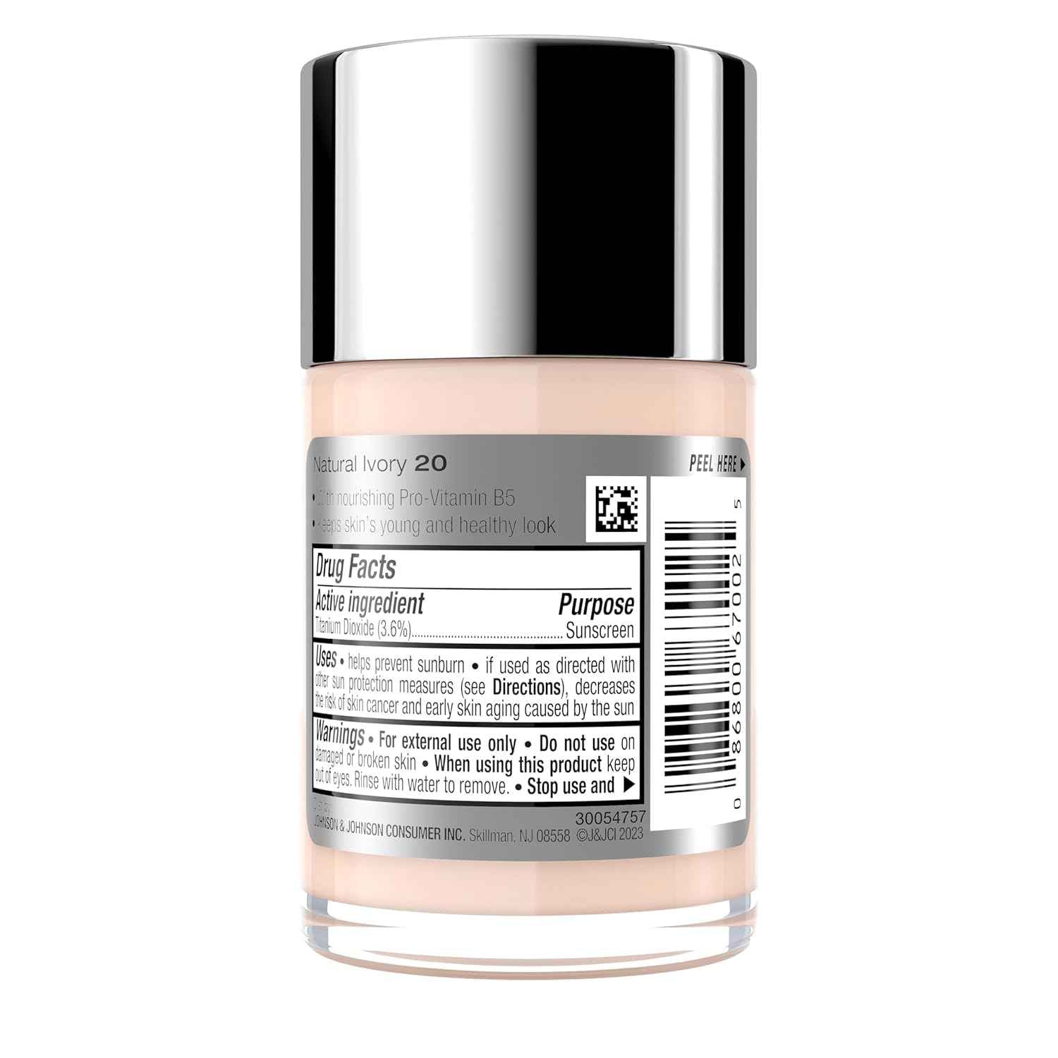 Neutrogena Healthy Skin Liquid Foundation Makeup with Broad Spectrum SPF 20 Sunscreen, Lightweight, Medium Coverage Makeup with Sunscreen and Pro-Vitamin B5