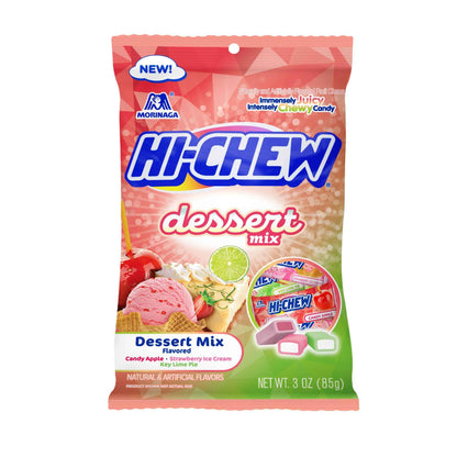 HI-CHEW Assorted, Green Apple Strawberry Mango Grape, Soft & Chewy Candy 2lb - 185+ Pieces Individually Wrapped - Made with Immensely Juicy Fruity Flavors