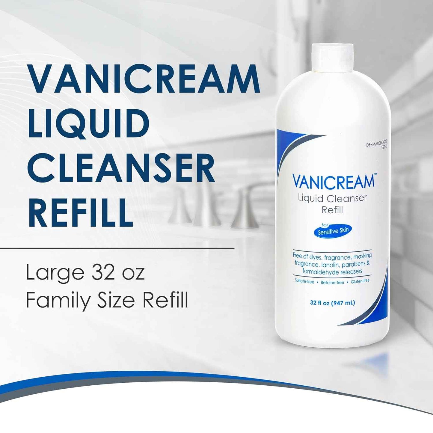 Vanicream Liquid Cleanser Refill, for Sensitive Skin