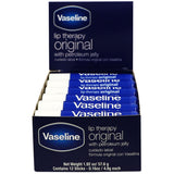 Vaseline Lip Therapy Care Original, Fast-Acting Nourishment, Ideal for Chapped, Dry, Cracked, or Damaged Lips, Lip Balm