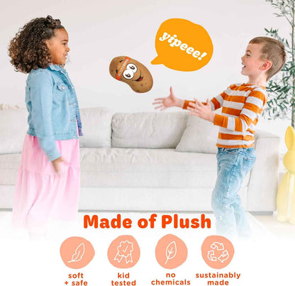Move2Play, Pass The | Hilariously Wild & Fun Kids Game | Easter Gift for Kids | Easter Basket Stuffer | Indoor/Outdoor Toy for Toddlers & Kids Ages 3-8+ | Summer & Camping Fun
