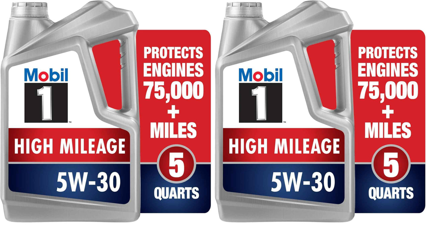 Mobil 1 Advanced Fuel Economy Full Synthetic Motor Oil 0W-20, 5 Quart