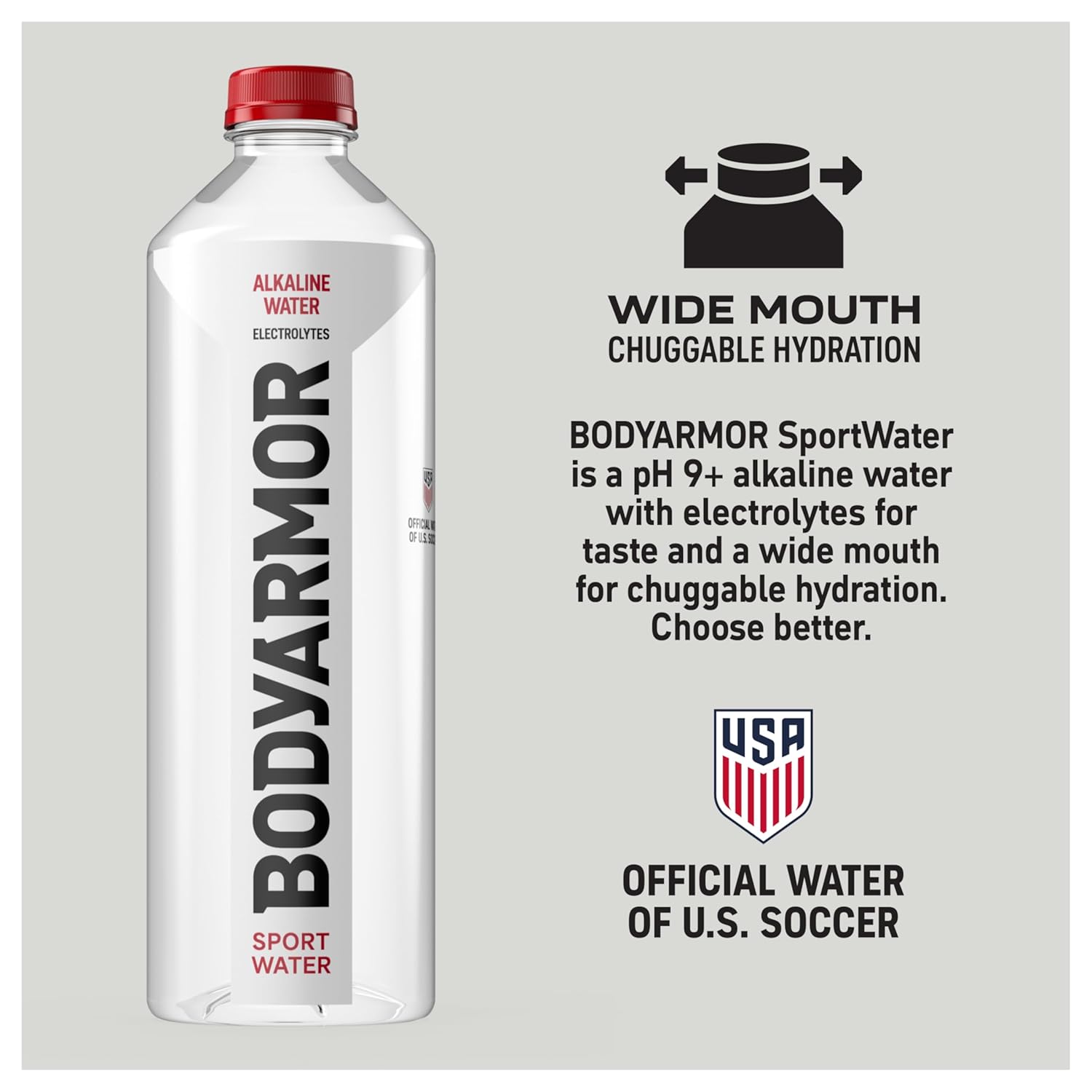 BODYARMOR_SportWater_Alkaline_Water,_Superior_Hydration,_High_Alkaline_Water_pH_9+,_Electrolytes,_Perfect_for_your_Active_Lifestyle,_1.5_Liter_(Pack_of_12)