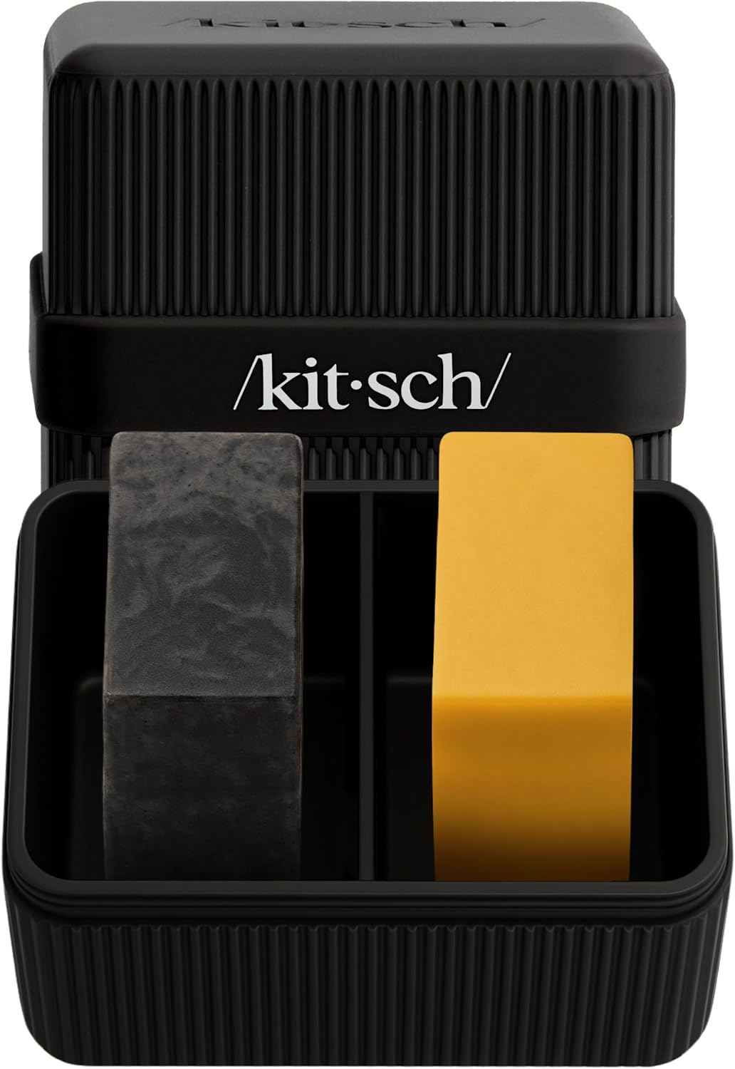 Kitsch_2-Compartment_Travel_Soap_Case_–_Bar_Soap_Holder_&_Organizer,_Travel_Case_for_Bars_–_TSA-Approved_–_Lightweight,_Durable,_Leak-Proof,_Made_from_Recycled_Plastic_–_Black
