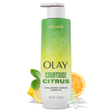 Olay Body Wash for Women, Intensely Hydrating, Hyaluronic Acid Serum Complex, Renews Moisture, Free of Parabens & Phthalates, Vitamin B3 Lameller Technology, For All Skin Types