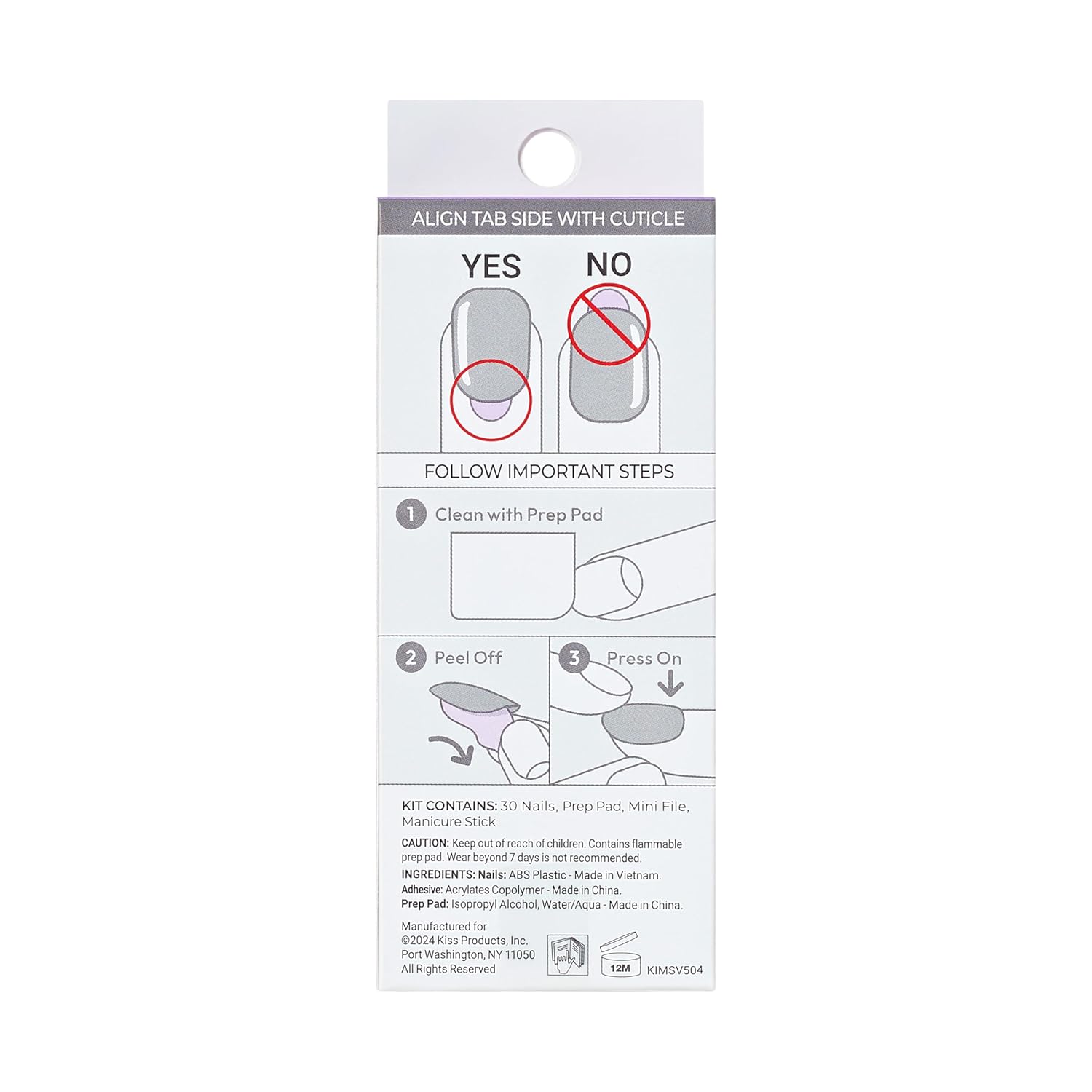 KISS_imPRESS_No_Glue_Mani_Press_On_Nails,_French,_'Snooze',_Blue,_Short_Size,_Squoval_Shape,_Includes_30_Nails,_Prep_Pad,_Instructions_Sheet,_1_Manicure_Stick,_1_Mini_File