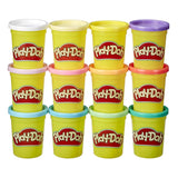 Play-Doh Colors Bulk 12-Pack of 4-Ounce Cans, Holiday Stocking Stuffers, Prizes & Party Favors, Kids Arts & Crafts, Preschool Toys, Ages 2+ (Amazon Exclusive), 1 Kg