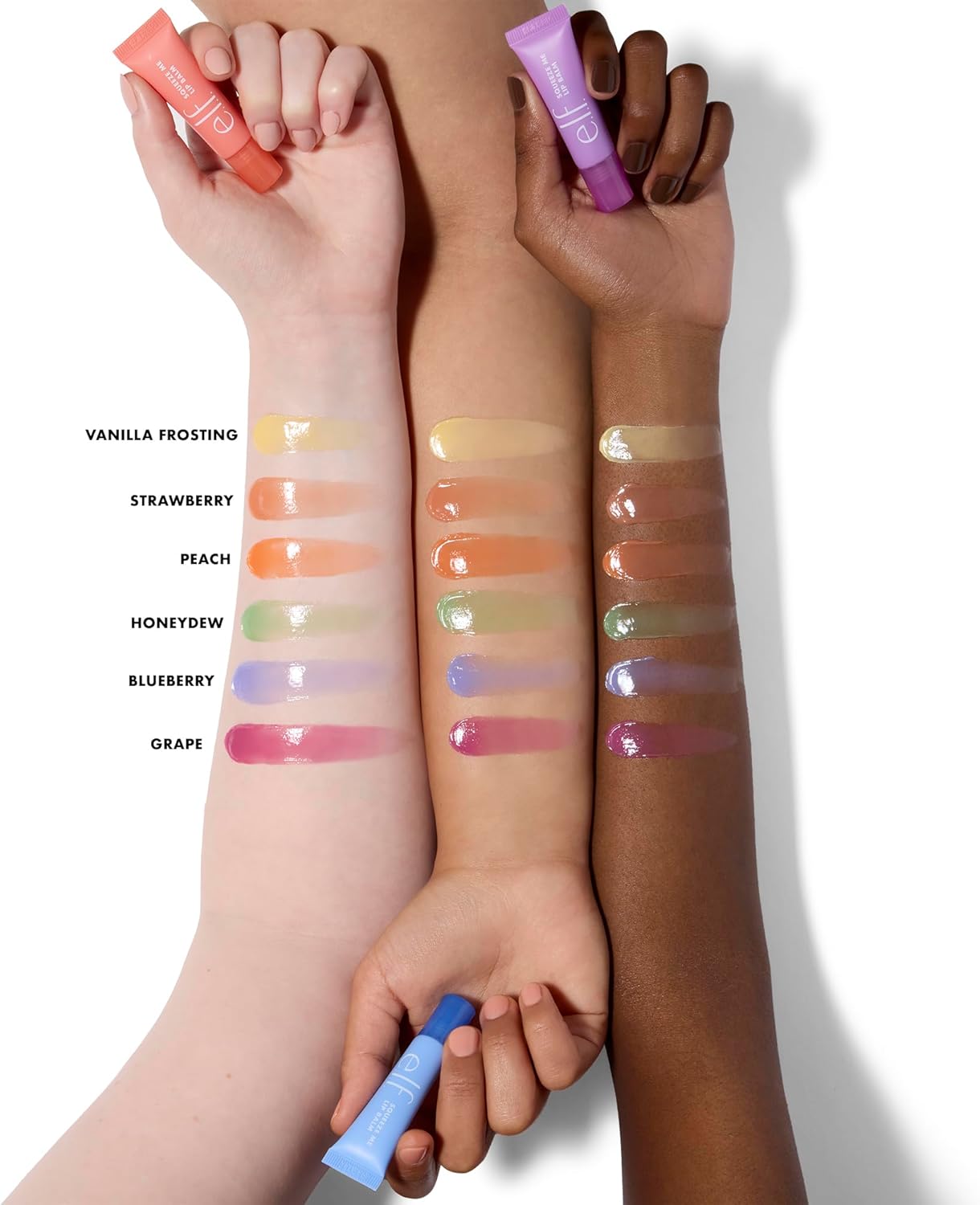 e.l.f._Squeeze_Me_Lip_Balm,_Moisturizing_Lip_Balm_for_A_Sheer_Tint_of_Color,_Infused_with_Hyaluronic_Acid,_Vegan_&_Cruelty-Free