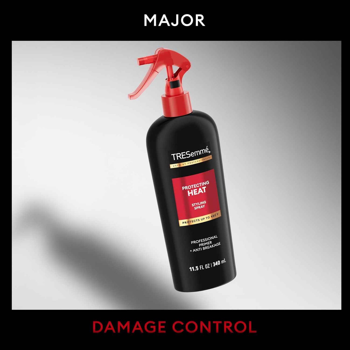 TRESemmé Styling Spray Protecting Heat for Taming Frizz & Reducing Breakage, with Protection up to 450°, 11.5 Fl Oz