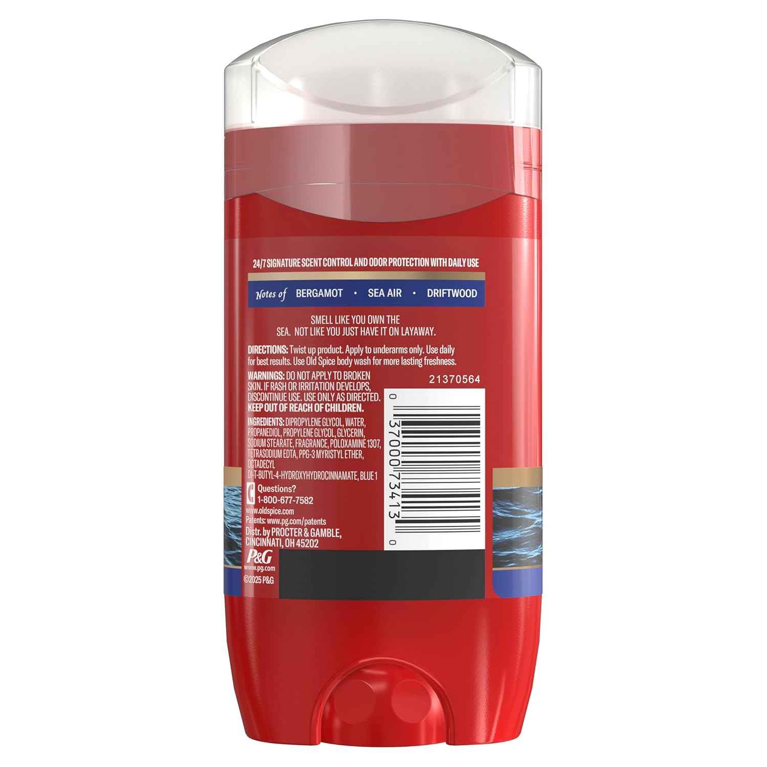 Old Spice Aluminum Free Deodorant for Men, 24/7 Odor Protection, 24/7 Freshness & Lasting Scent, Goes on Clean