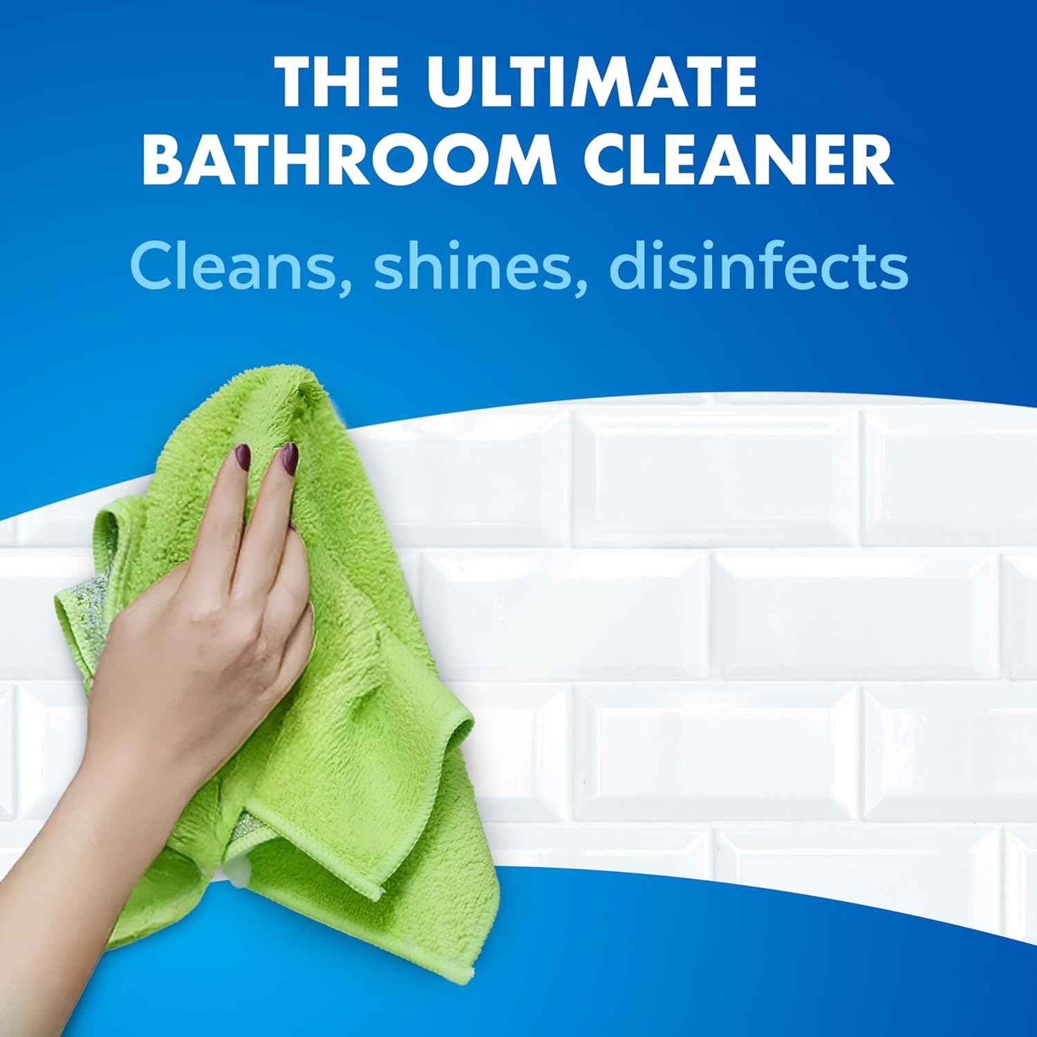 Lysol Bathroom Cleaner, Multipurpose Cleaner for Showers, Bathtubs, Sinks, Disinfectant Spray Kills 99.9% of Germs, Zero Bleach Cleaning Spray, 32 Oz.