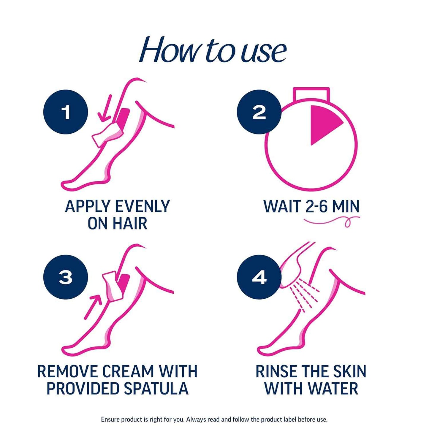 Veet Professional 2 Minute Cream for All Skin Types with Shea Butter, Full Bikini & Pubic Hair Removal, Dermatologically Tested, 13.5 FL OZ Bottle w/Spatula