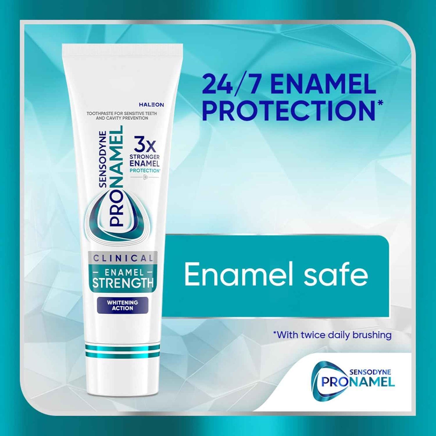 Sensodyne Pronamel Clinical Enamel Strength Toothpaste, Whitening Action, 2.3 oz