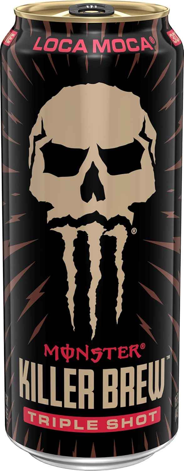 Monster Energy Killer Brew Loca Moca, 15 Fl Oz | Pack of 12