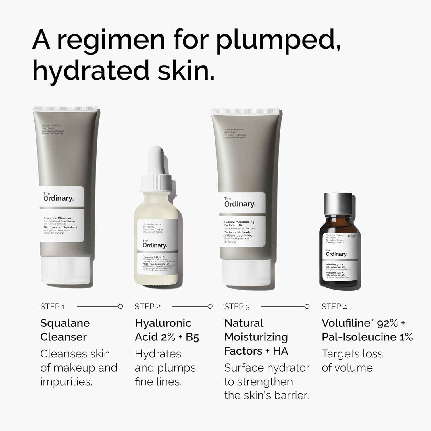 The Ordinary Volufiline 92% + Pal-Isoleucine 1% Plumping Anhydrous Serum, Facial Skincare for Loss of Volume, 0.5 Fl Oz