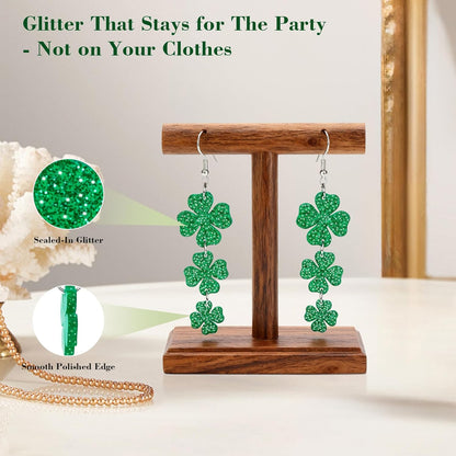 St_Patricks_Day_Accessories_Earrings_for_Women:_Green_Shamrock_Dangle_Earrings,_Good_Luck_Shirt,_Irish_Party_Favor_Gift