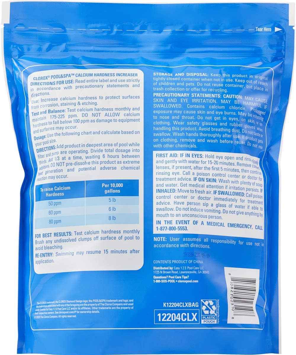Clorox® Pool&Spa™ Swimming Pool Calcium Hardness Increaser, Prevents Corrosion, Etching and Staining