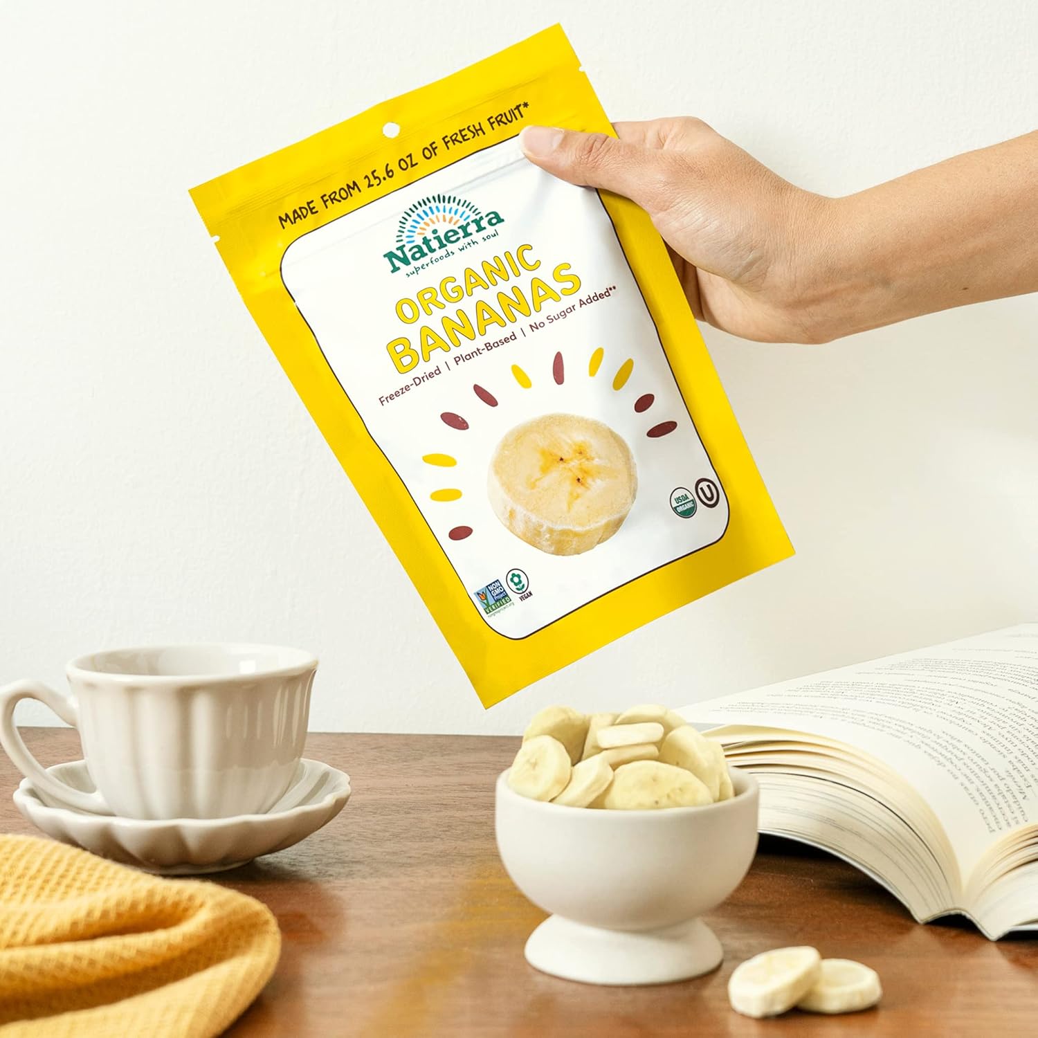 NATIERRA_Organic_Freeze-Dried_Bananas_USDA_Certified_Organic,_Vegan_&_Non-GMO_2.5_Ounce_(Pack_of_1)