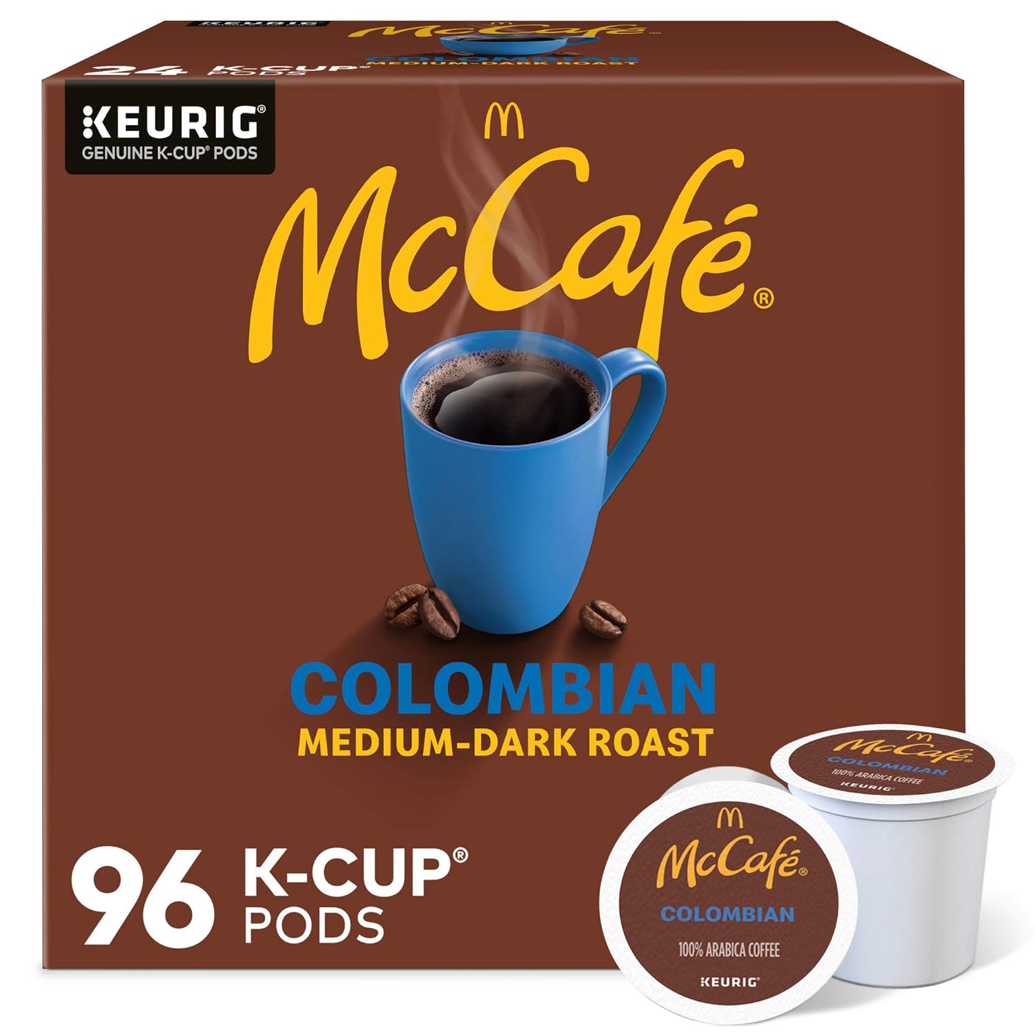 McCafe_Colombian,_Single_Serve_Coffee_Keurig_K-Cup_Pods,_Medium_Roast,_96_Count_(4_Packs_of_24)