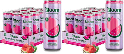 Bloom Nutrition Sparkling Energy Drink - Natural Caffeine, Zero Sugar, 180mg - Antioxidant-Rich with Green Coffee Bean, Green Tea Extract, Prebiotics