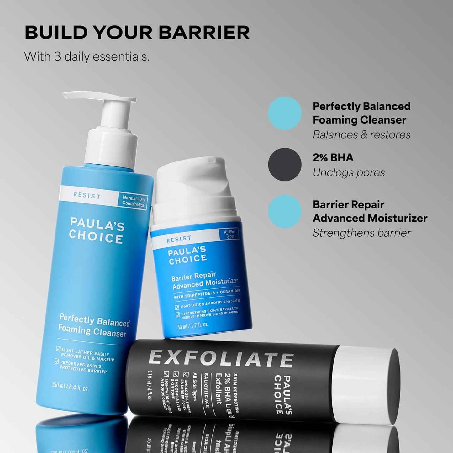 Paula's Choice RESIST Perfectly Balanced Foaming Facial Cleanser, Face Cleanser with Hyaluronic Acid & Aloe, Anti-Aging Face Wash, Large Pores & Oily Skin, Fragrance-Free