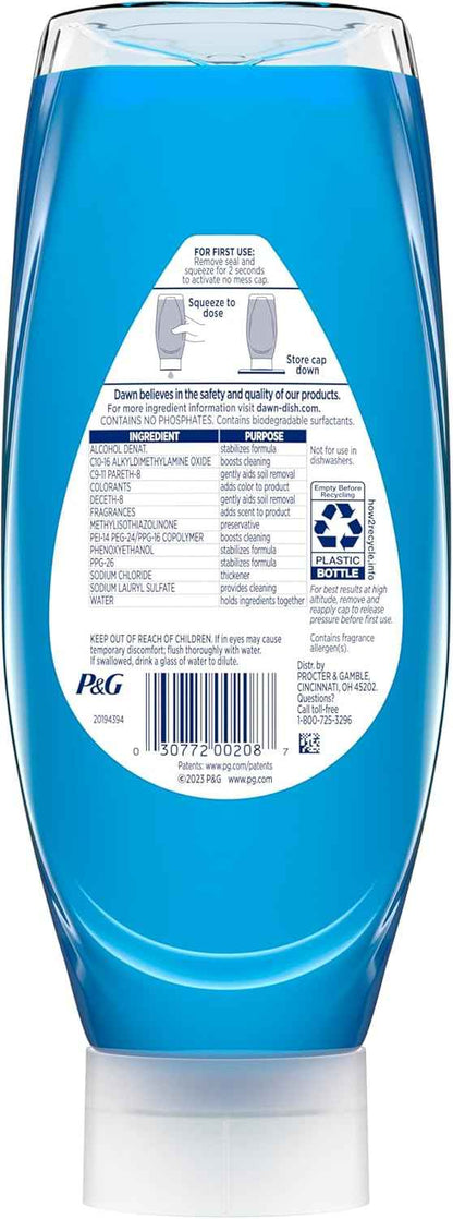 Dawn Ultra EZ-Squeeze Dish Soap, Dishwashing Liquid, Original