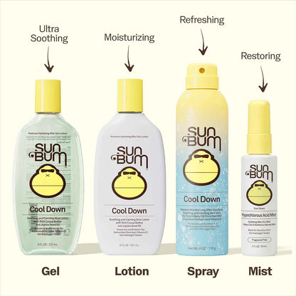 Sun Bum Cool Down Aloe Vera Lotion - Vegan After Sun Care with Cocoa Butter to Soothe and Hydrate Sunburn