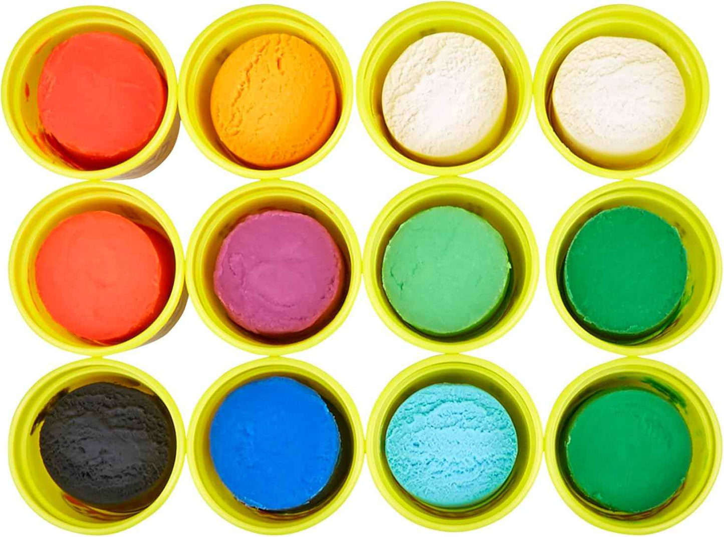 Play-Doh Colors Bulk 12-Pack of 4-Ounce Cans, Holiday Stocking Stuffers, Prizes & Party Favors, Kids Arts & Crafts, Preschool Toys, Ages 2+ (Amazon Exclusive), 1 Kg