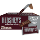 HERSHEY'S Milk Chocolate Snack Size, Candy Bars, 11.25 oz