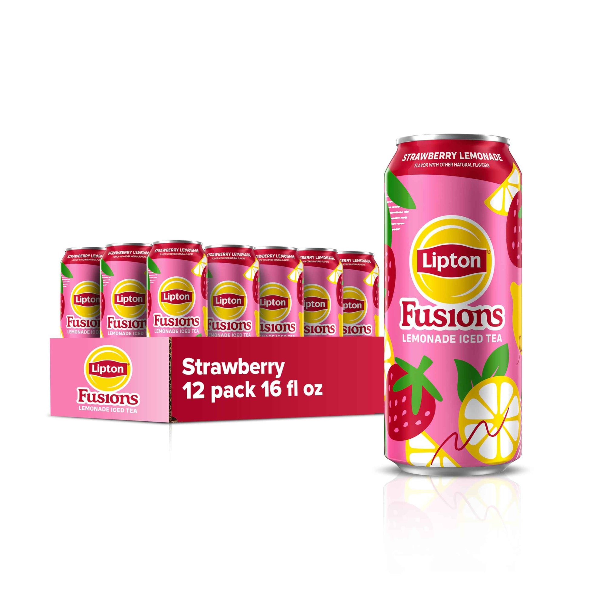 Lipton Fusions, 16 Fl Oz Cans (Pack of 12)