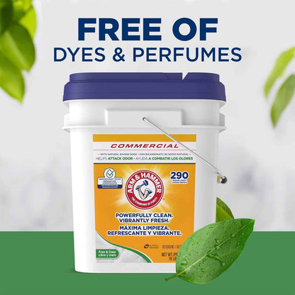 Arm & Hammer Powder Laundry Detergent, Professional Soap for Washing Clothes, 290 Loads Bulk