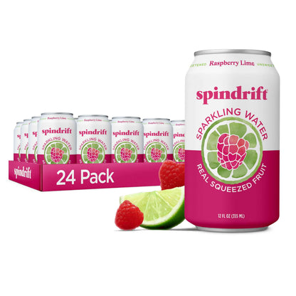 Spindrift Sparkling Water, Made with Real Squeezed Fruit, 12 Fl Oz Cans