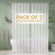 Frosted - 72"W x 84"L (Pack of 2)