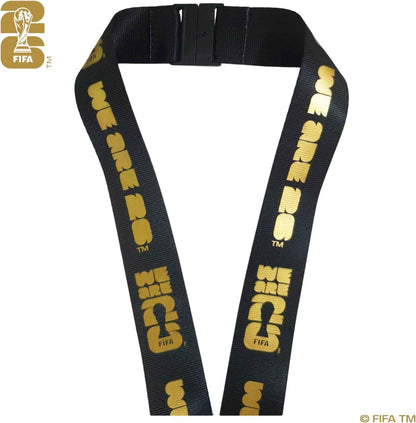 Official FIFA World Cup 2026 Edition - 21 Inch Nylon Lanyard with Trophy Replica – Durable Fan Gear – Great for Holding Your Work ID, Pin Collecting, Carrying Keys and More - The World Cup Is Here