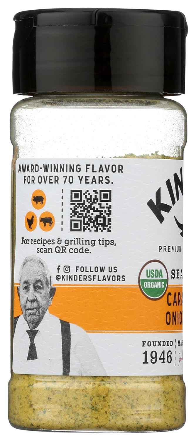 Kinders Organic Caramelized Onion Butter Seasoning, 3 OZ