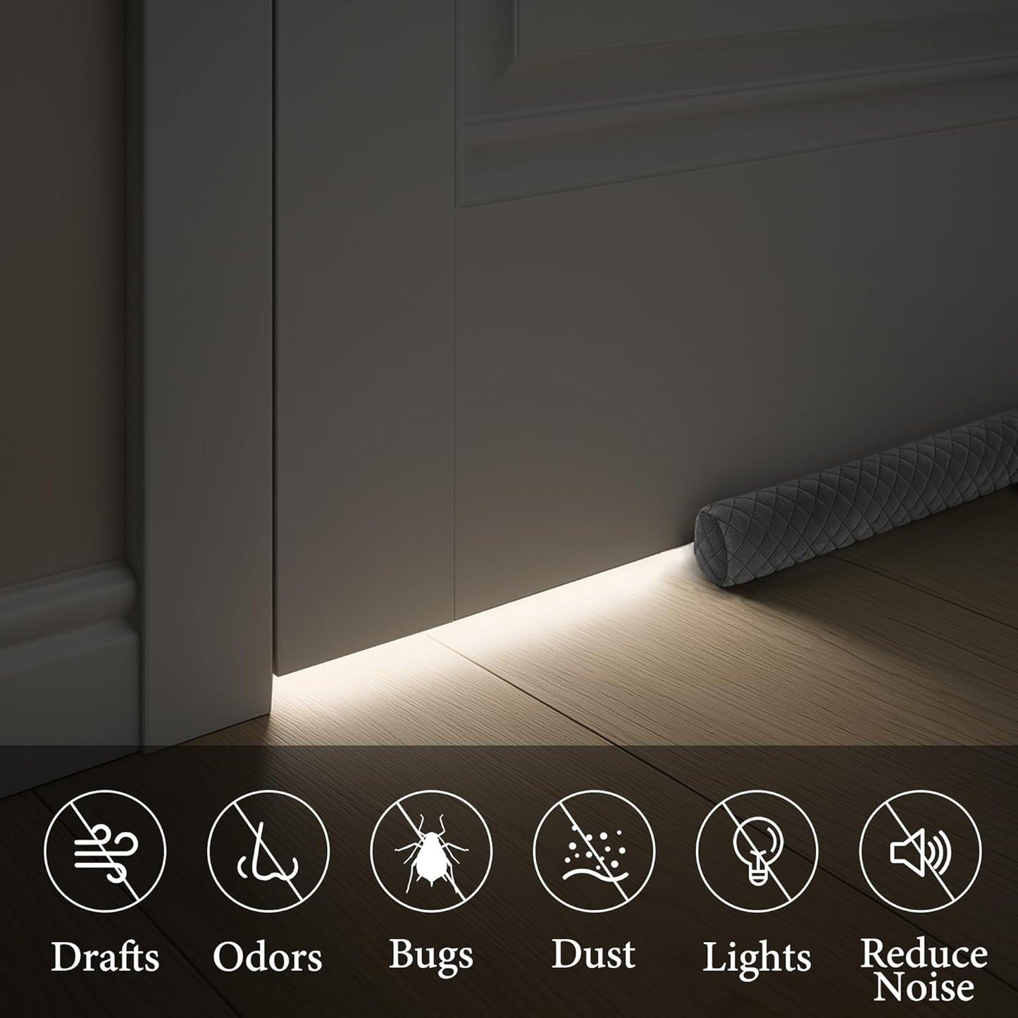 Premium_Velvet_Under_Door_Draft_Stopper,_30''_to_36''_Adjustable_Gap_Filler,_Double-Sided_Windproof_Seal,_Easy_Install_to_Block_Noise,_Cold_Air,_Light,_Dust,_and_Drafts