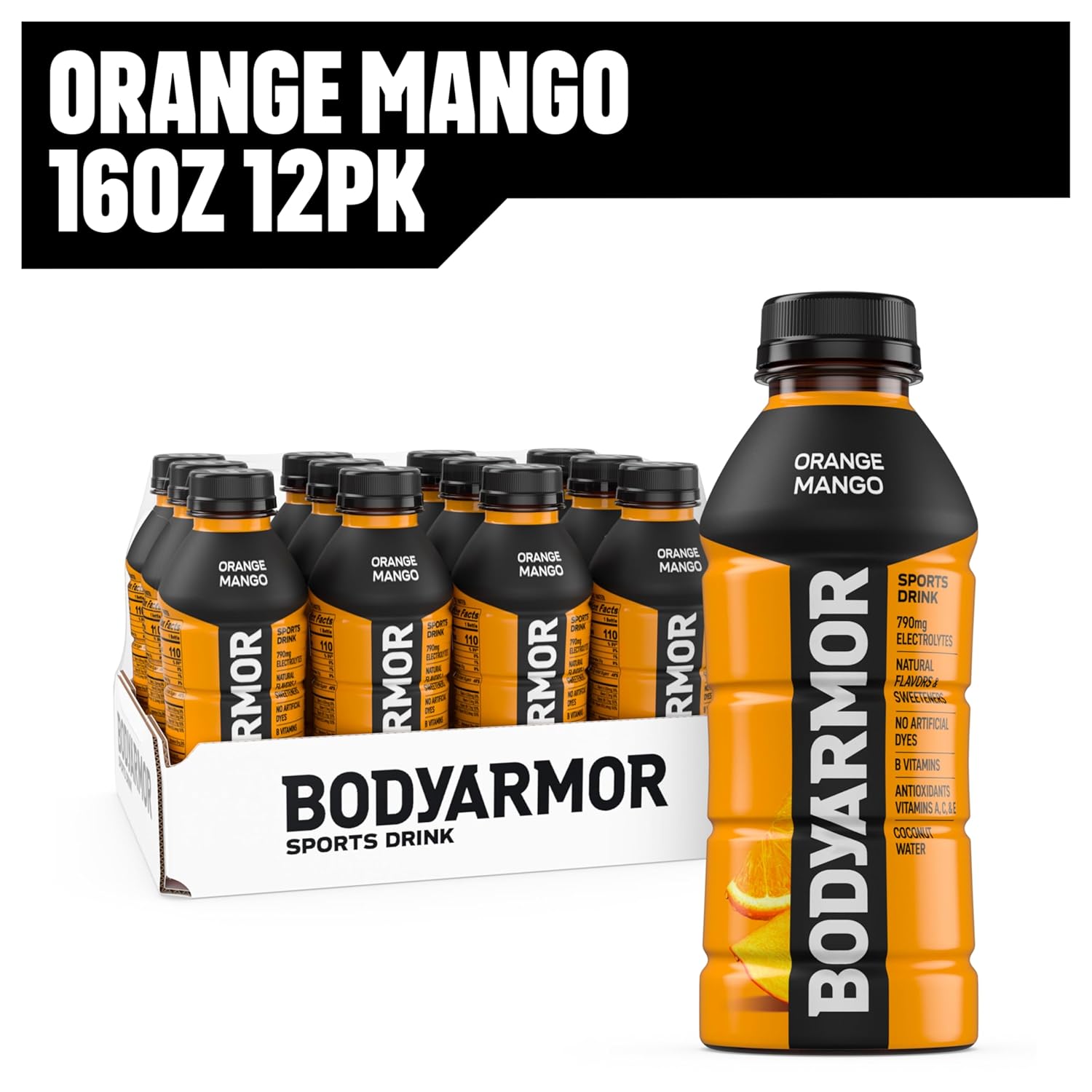BODYARMOR_Sports_Drink_Sports_Beverage,_Orange_Mango,_Coconut_Water_Hydration,_Natural_Flavors_With_Vitamins,_Potassium-Packed_Electrolytes,_Perfect_For_Athletes,_16_Fl_Oz_(Pack_of_12)