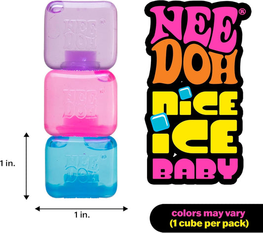 Schylling_NeeDoh_Nice_Ice_Baby_-_Sensory_Squeeze_Toy_-_Super_Solid_Squish_-_1.25"_Wide_-_Color_May_Vary_(Pack_of_1)
