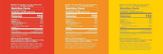 Red Bull Energy Drink Variety Pack, Red Edition, Amber Edition and Yellow Edition Energy Drinks, 8.4 Fl Oz, 24 Cans