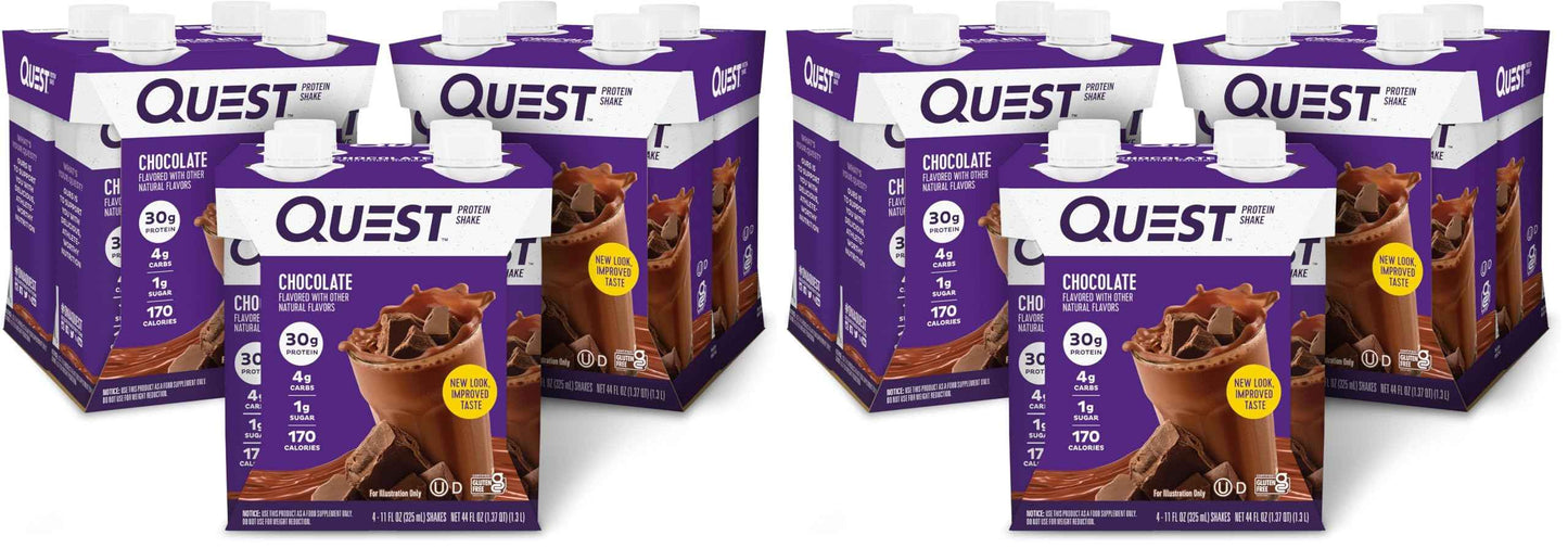 Quest Nutrition Ready to Drink Protein Shake, 30g Protein, 3g Net Carbs, Gluten Free, Keto Friendly