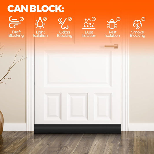 Holikme_Door_Draft_Stopper_Weather_Stripping_Draft_Stopper_for_Bottom_of_Door_Window_Breeze_Blocker_Adjustable_Door_Sweeps,_Black