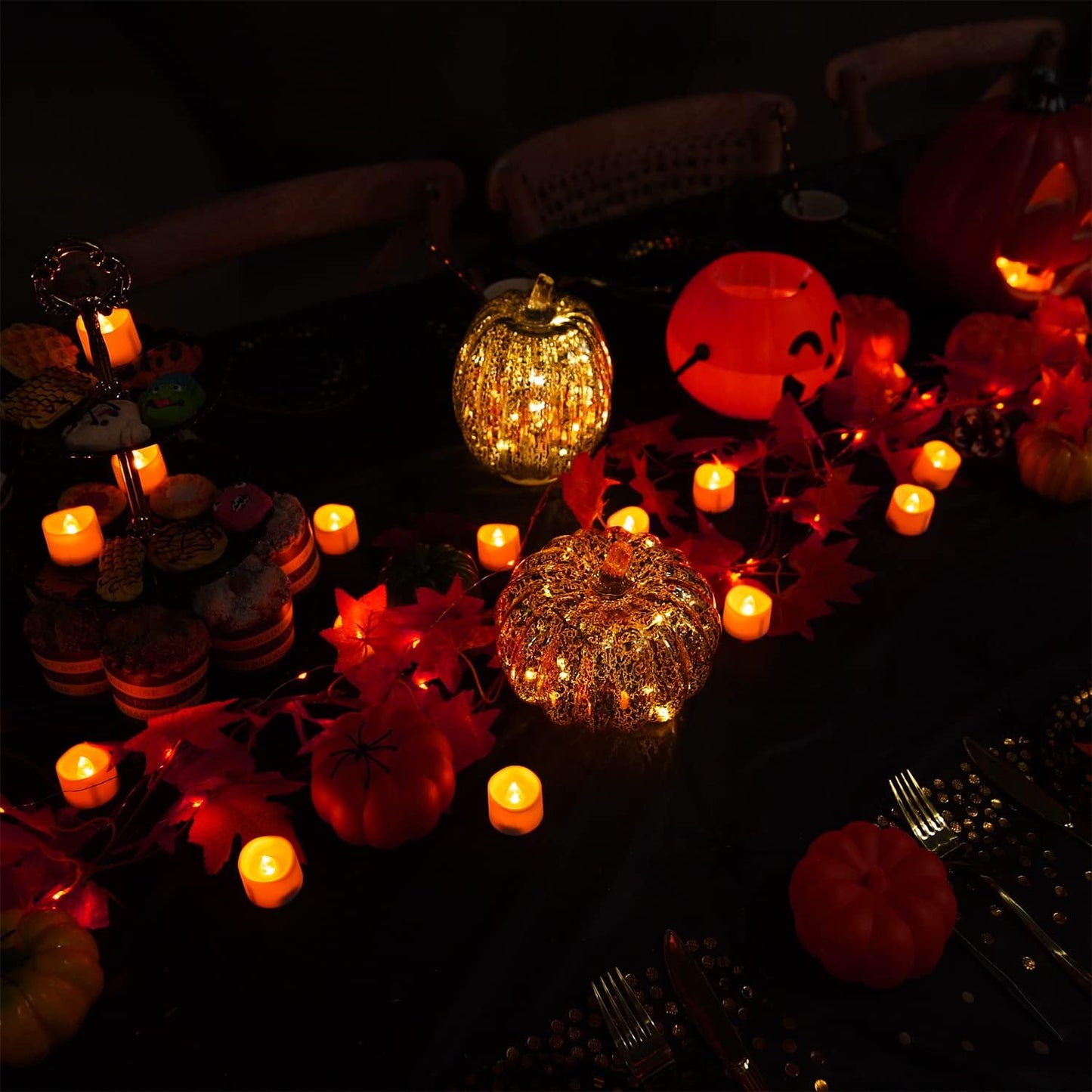 Homemory_Halloween_12_Pack_Orange_Tea_Light_Candles,_Battery_Operated_LED_Tealights,_Small_Pumpkins_Lights,_Flameless,_Electric_Fake_Tea_Candles,_1.4"x1.25"