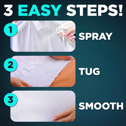 Downy Wrinkle Releaser Spray, All In One Wrinkle Release Spray, Odor Eliminator, Static Remover, Fabric Refresher & Ironing Aid for Clothes, 33.8 Fl Oz, Unstopables Fresh Scent
