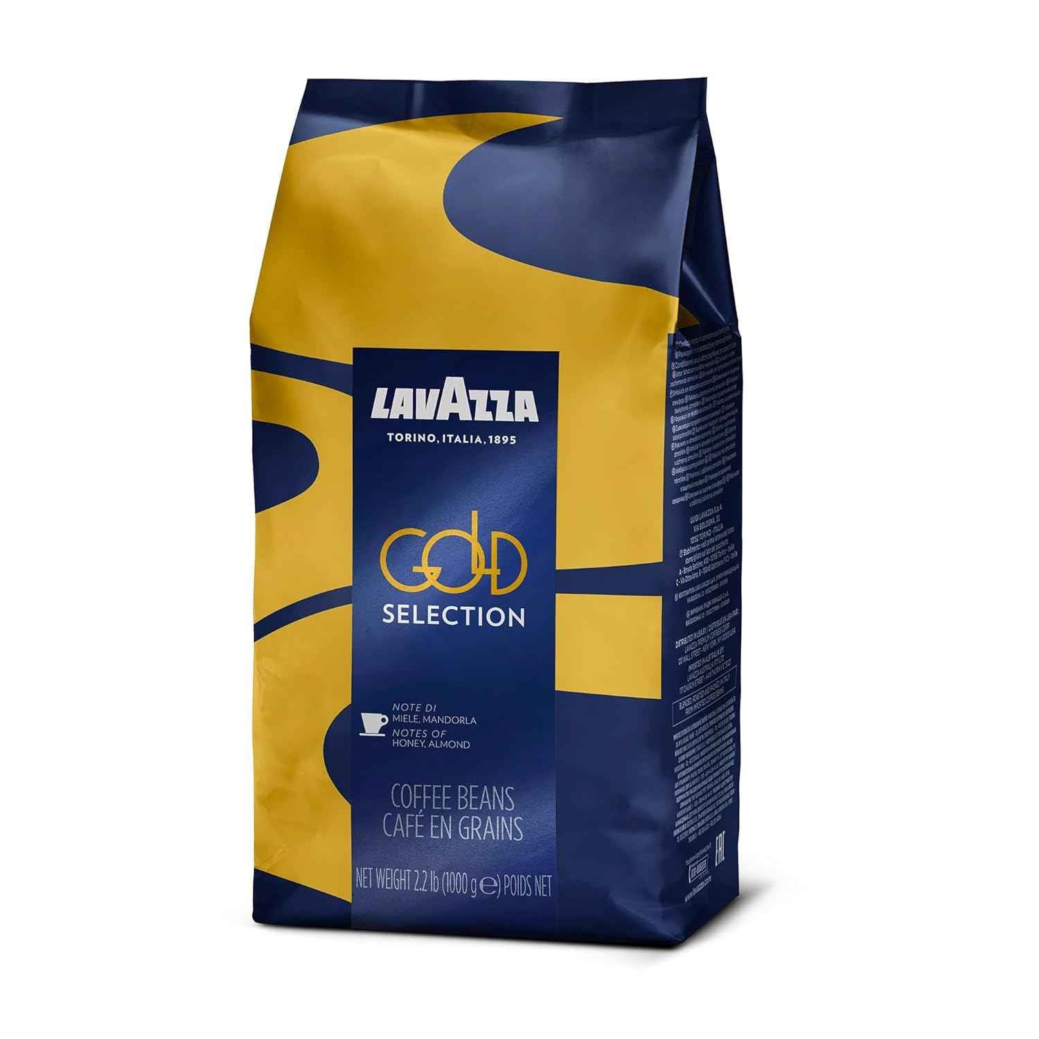Lavazza Whole Bean Coffee Blend, Light Roast,Premium Quality, Blended and roasted in Italy,Well balanced, Aromatic Blend with notes of honey and almond