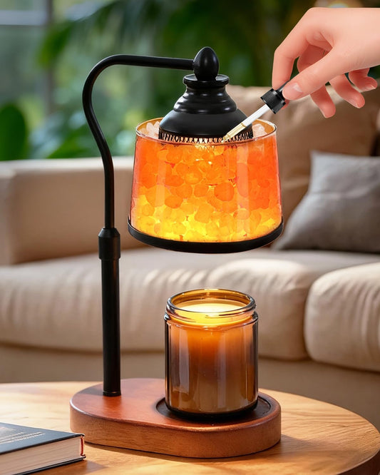 3-in-1_Candle_Warmer_Lamp_with_Timer_Dimmable,_Himalayan_Salt_Lamp_&_Passive_Diffuser,_Gifts_for_Women,_House_Warming_Gifts_New_Home_Decor,_Wax_Melt_Warmer_for_Jar_Candles_(2_Bulbs)