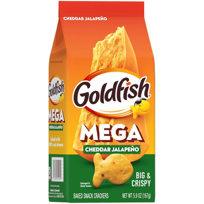 Goldfish_Mega_Bites_Cheddar_Jalapeño_Crackers,_5.9_Oz_Bag