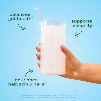 Bloom Nutrition Bovine Colostrum Powder with Vitamin B-12 for Gut Health, Immune Support, Hair Growth & Beauty Supplement