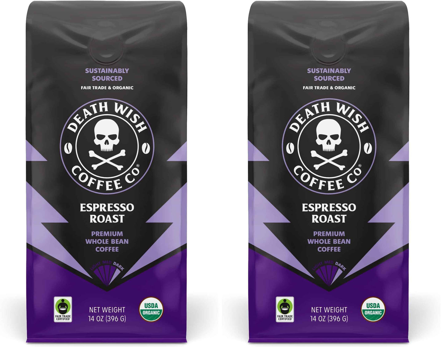 Death Wish Coffee, Organic and Fair Trade Whole Bean Coffee