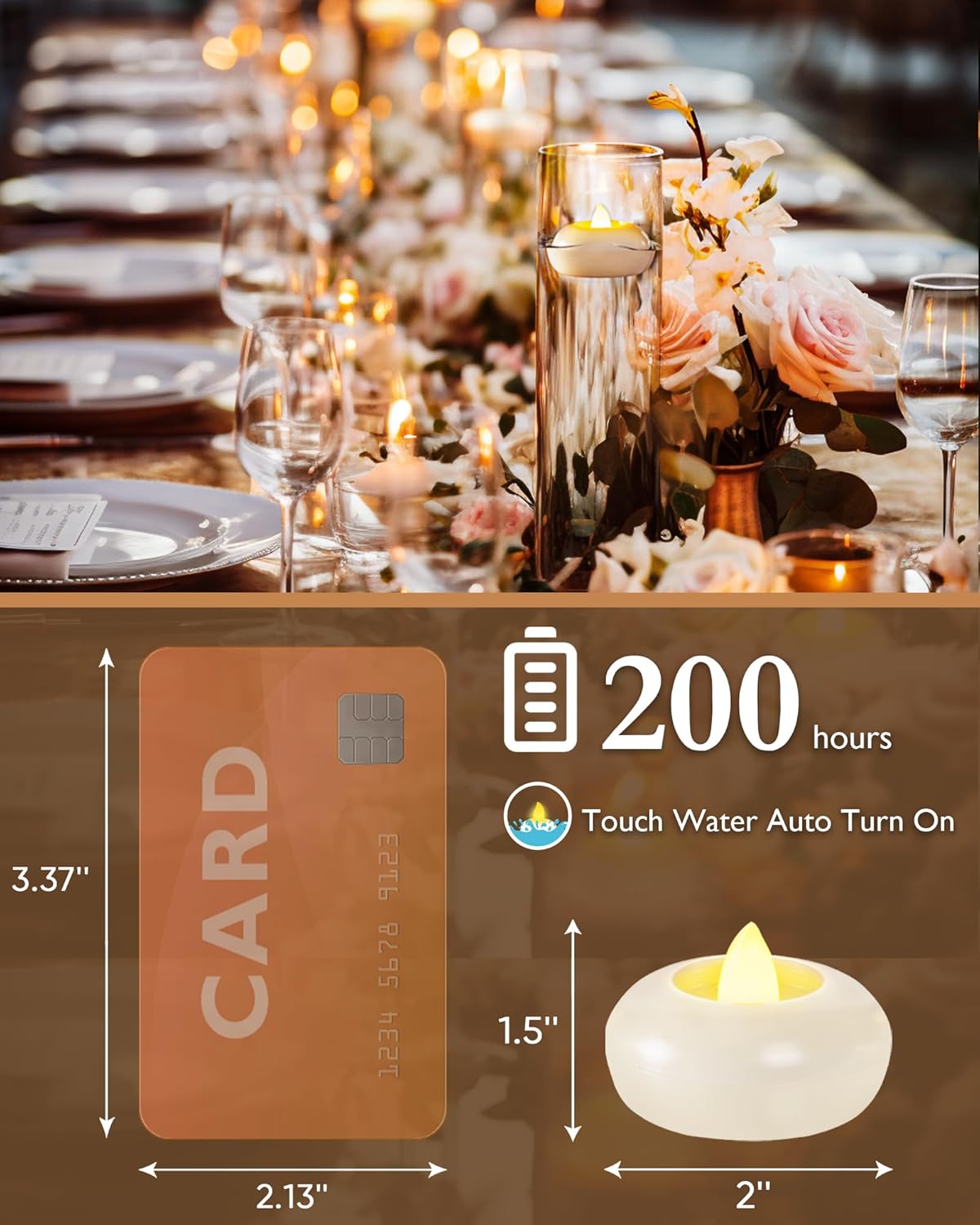 Homemory_6/12/24Pack_Flameless_Led_Floating_Candles,_200_Hour_Plastic_Battery_Operated_Flickering_Waterproof_Tealights_for_Cylinder_Vases,_Centerpieces_at_Wedding,_Party,_Pool,_Holiday_(White_Base)
