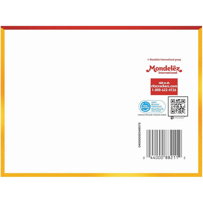 RITZ Cheese Sandwich Crackers, Lunch Snacks, 48 Snack Packs (6 Boxes, 6 Crackers Per Pack)